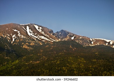 Wheeler Peak From Great Basin National Park In Nevada