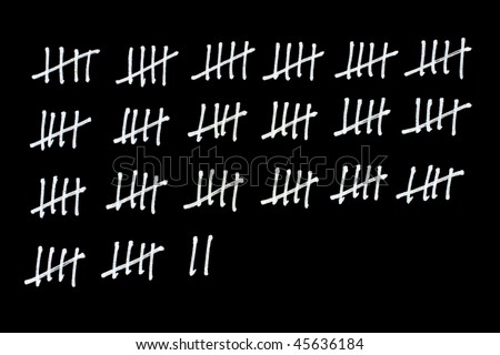 When counting a tally sheet is often very useful.