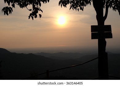 When sunset is coming