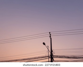 when using electricity with sunlight in the evening