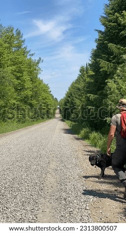 Similar – Unterwegs mit E-Bike in der Natur