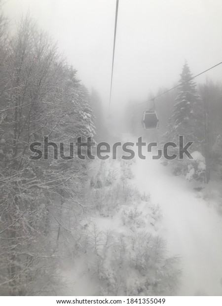 Where can
you go with a cable car that takes you high through the snow? The
most beautiful part of snow and nature.
