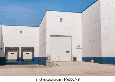 Where is the cargo? Loading docks and shipping receiving department of a industrial area or at departmental store
