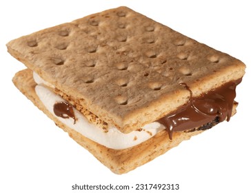 Whether at home or outdoors when a campfires part of the celebration this isolated smore is a natural match