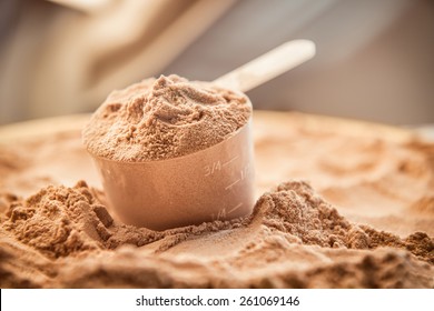 Whey Protein Scoop. Sports Nutrition.