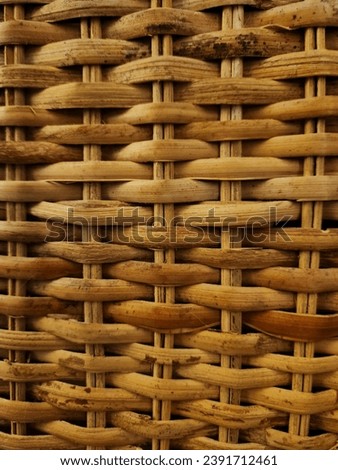 Whicker Basket Surface Background Texture