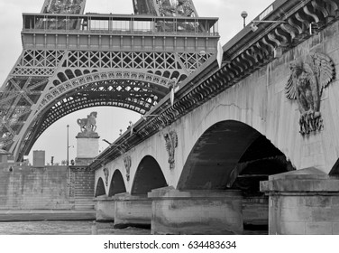 While French Elections Are Making Headlines, Eiffel Tower Remains Popular As Ever With Tourists, Paris France. 