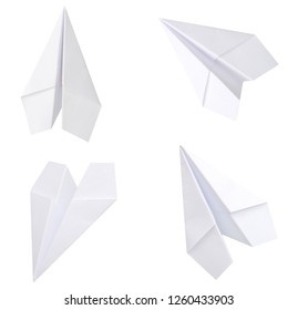 While Paper airplane