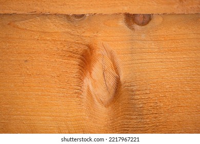 Whims Of Nature, Macro Photo Of A Wooden Board, With Imagination Eyes And Nose Are Recognizable, Face In The Board