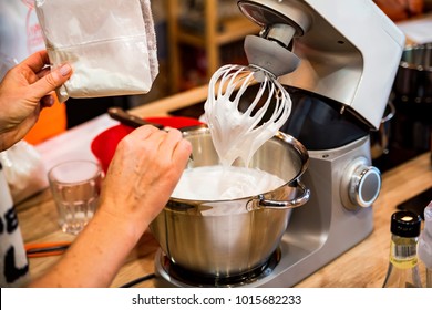 Whipping Eggs For Meringue Cake