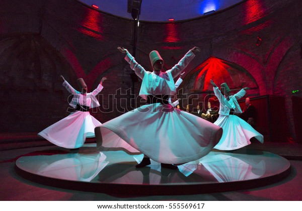 Whirling Dervishes and Musicians\
Perform-Istanbul -Turkey\
11-02-2013