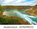 Whirlpool of Niagara River, Ontario, Canada in autumn.
