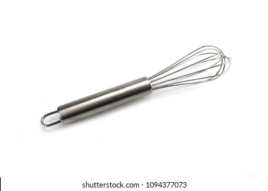 Whisk Or Egg Beater Isolated On White