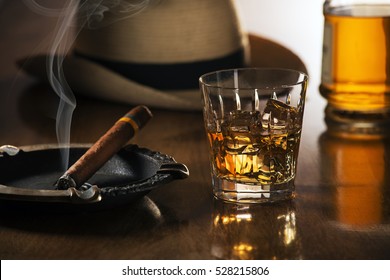 Cuban Style Rum Cigar Close Stock Photo 126167198 | Shutterstock