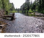 Whiskey Rapids in Algonquin Provincial Park Ontario Canada