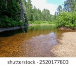 Whiskey Rapids in Algonquin Provincial Park Ontario Canada