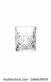 Whisky Glass On A White Background