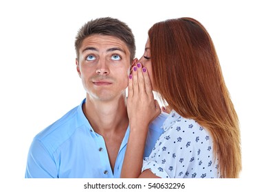 Whispering in the ear 