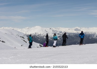 Whistler BC Canada Apr 2022:  Blackcomb Mountain Ski Resort