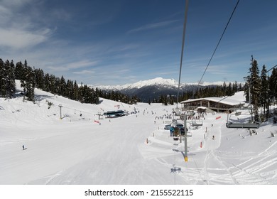 Whistler BC Canada Apr 2022:  Blackcomb Mountain Ski Resort