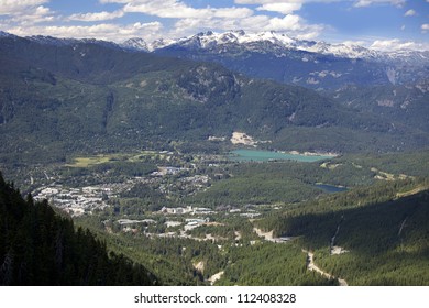 Whistler Village And Coast Mountains