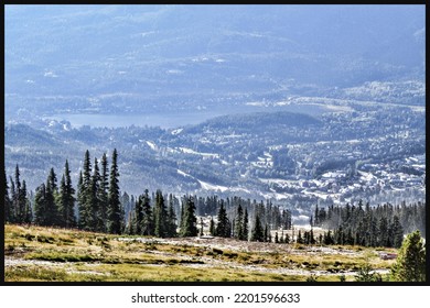 Whistler Village As Seen From Whistler Blackcomb Mountain During Summer