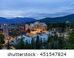 Whistler Village in Vancouver, British Columbia, Canada.