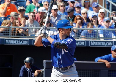 Whit Merrifield 2nd baseman for the Kansas City Royals at Peoria Sports Complex in Peoria,AZ USA March 2,2018.