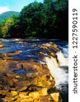 Whitaker Falls, Elk River, Webster/Randolph County line, West Virginia, USA