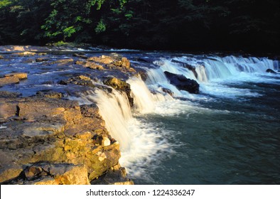 Whitaker Falls, Elk River, Webster/Randolph County line, West Virginia, USA