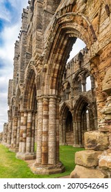Whitby Abbey, North Yorkshire, a benedictine monastery and inspiration for Bram Stoker's Dracula gothic novel