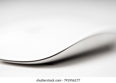 white abstract close-up computer mouse