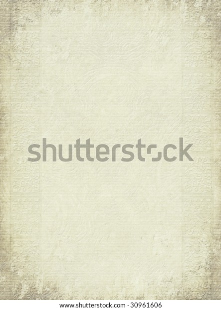 white antique embossed column print on\
textured background