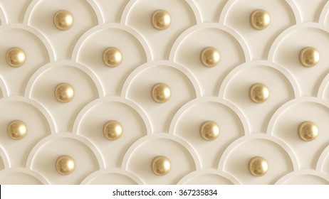 White architectural background with a pattern