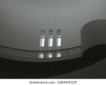 White background with 3 windows in a row