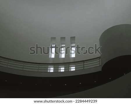White background with 3 windows in a row