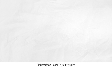 White Background Of Blurred Tissue Texture With The Shrink Marks.