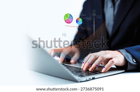 
A white background for business analysts, using dashboards for data analysis and metrics connected to databases for finance, technology, operations, sales, and marketing.