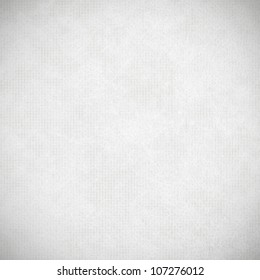 White Background, Fabric Textile Texture And Vignette