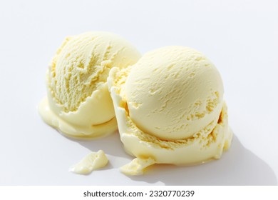white background ice cream isolated