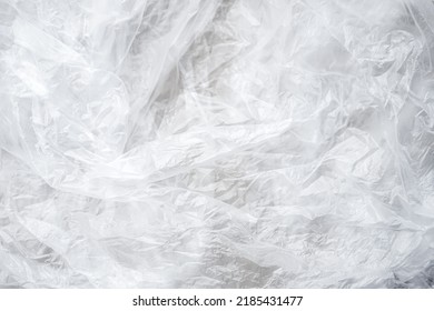 White Background Used White Plastic Bag Stock Photo 2185431477 ...