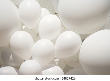 White Balloon For Background Use