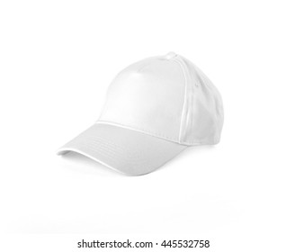 White Baseball Cap 