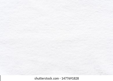 White beach towel texture background or cloth rug made of cotton material
