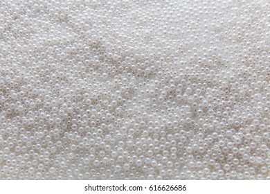 White Beads Background 