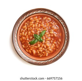 White Beans Cooked With Tomato