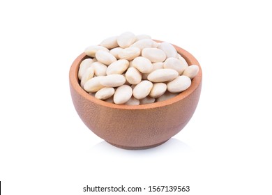 White Beans Isolated On A White Background