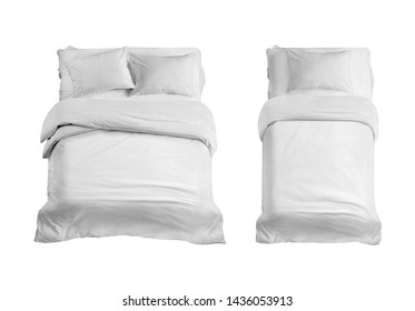 white duvet double bed