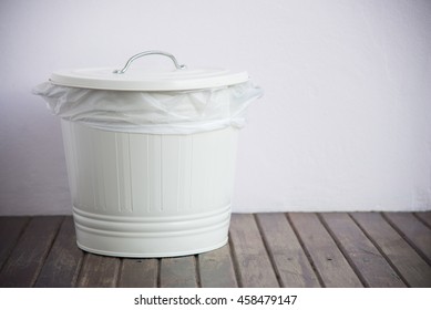 white bin