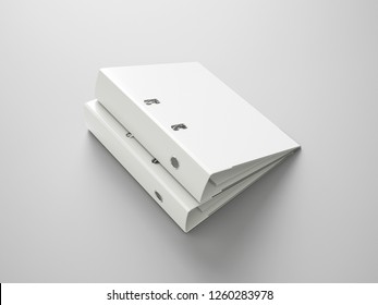 White Binder File Folder